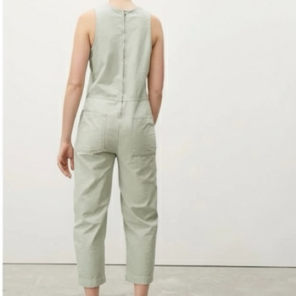 EVERLANE The Fatigue Jumpsuit in Pastel Green 4 - Picture 2 of 9
